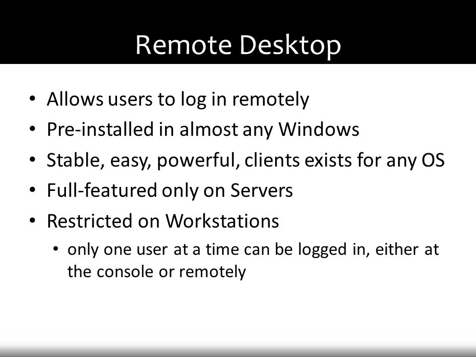 Hacking Microsoft Remote Desktop Services for Fun and Profit - ppt 